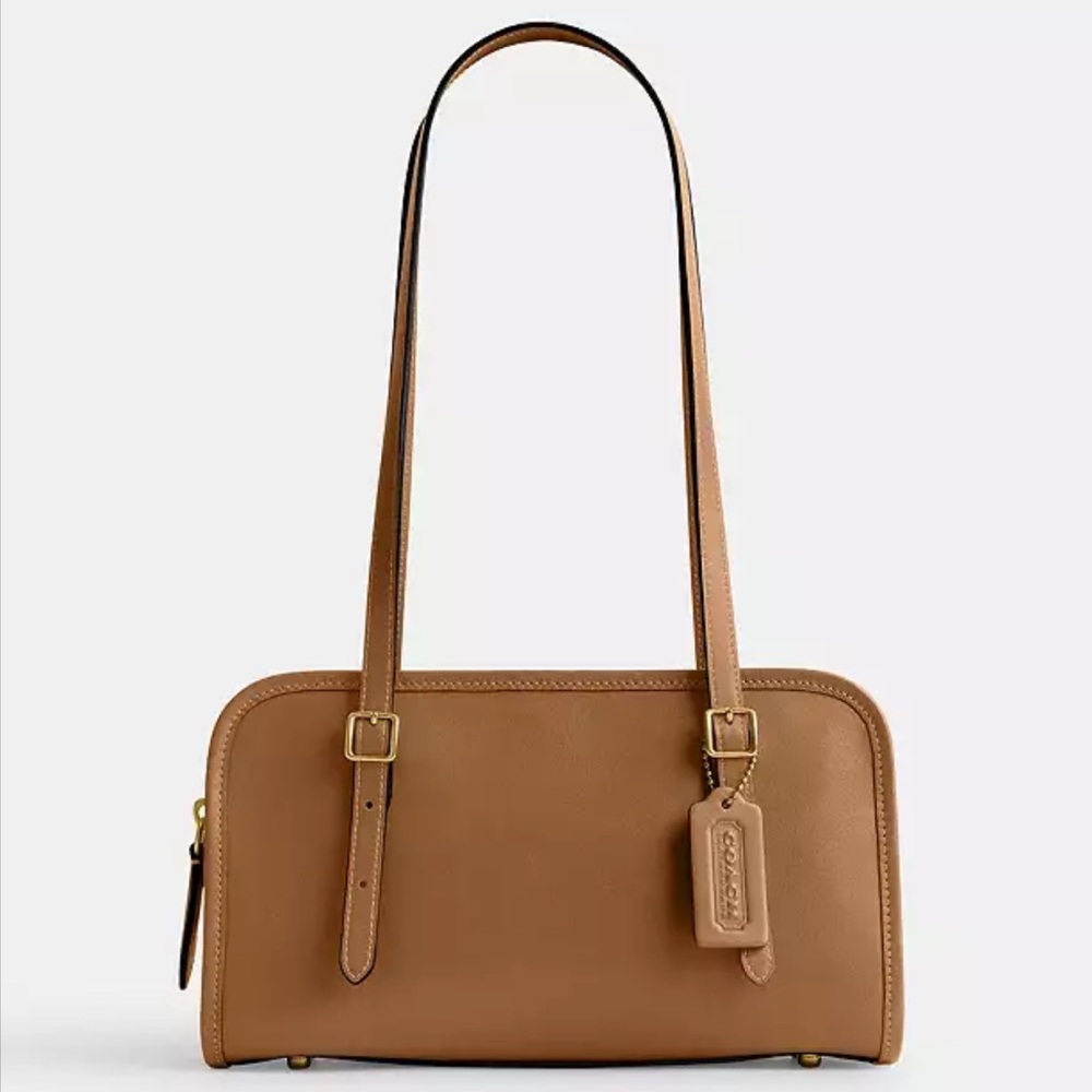 Coach Swing Zip in Honey Brown (full size CM565)